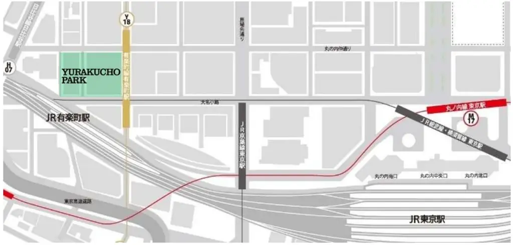 日本カルチャーの発信拠点「YURAKUCHO PARK」有楽町駅前の敷地1ヘクタールに2026年度に開設 画像 5