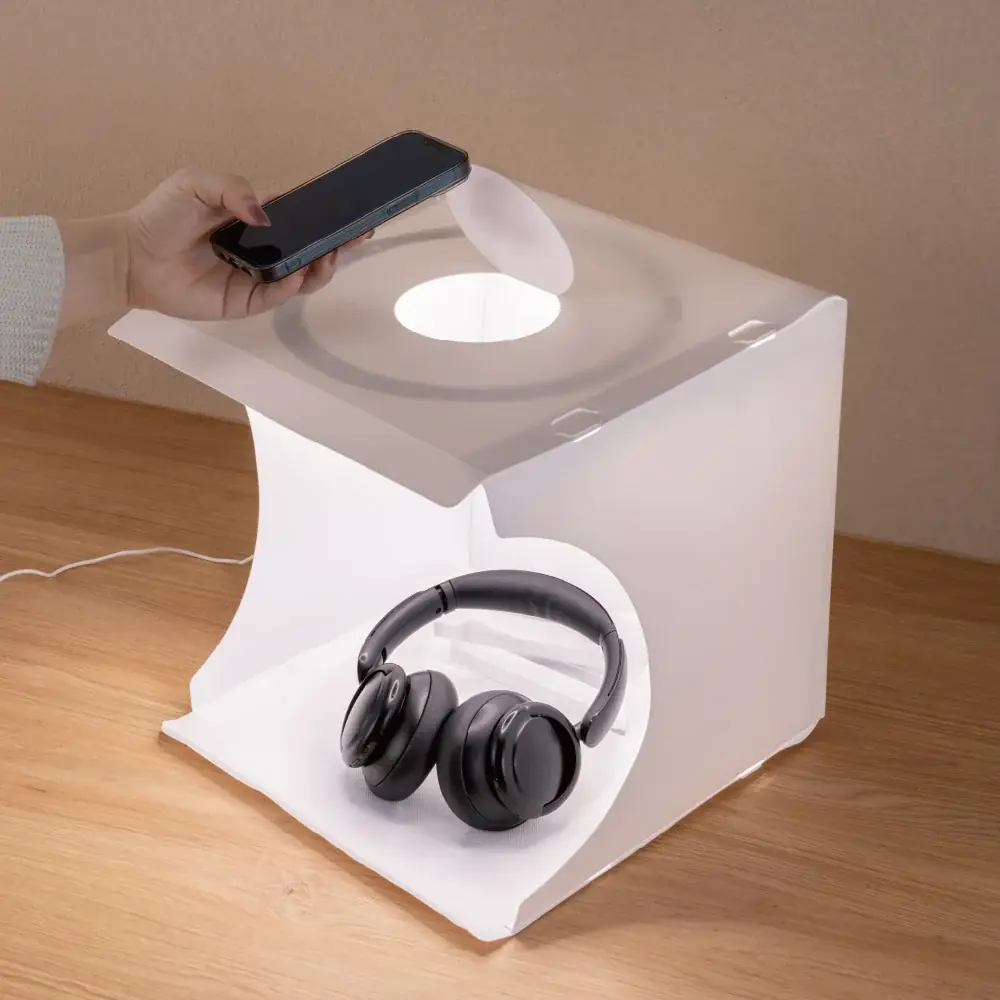 「まるでプロのような仕上がり!?」LEDリングライト付き撮影BOXを発売 画像 3