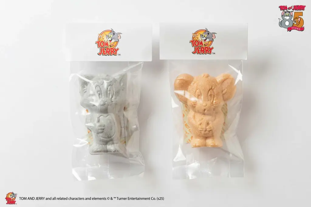 [トムとジェリー85周年記念] ミニソフビのようにデザインされた最中「トムとジェリー モナカ チョコレート＆チーズ味」の登場です 画像 12