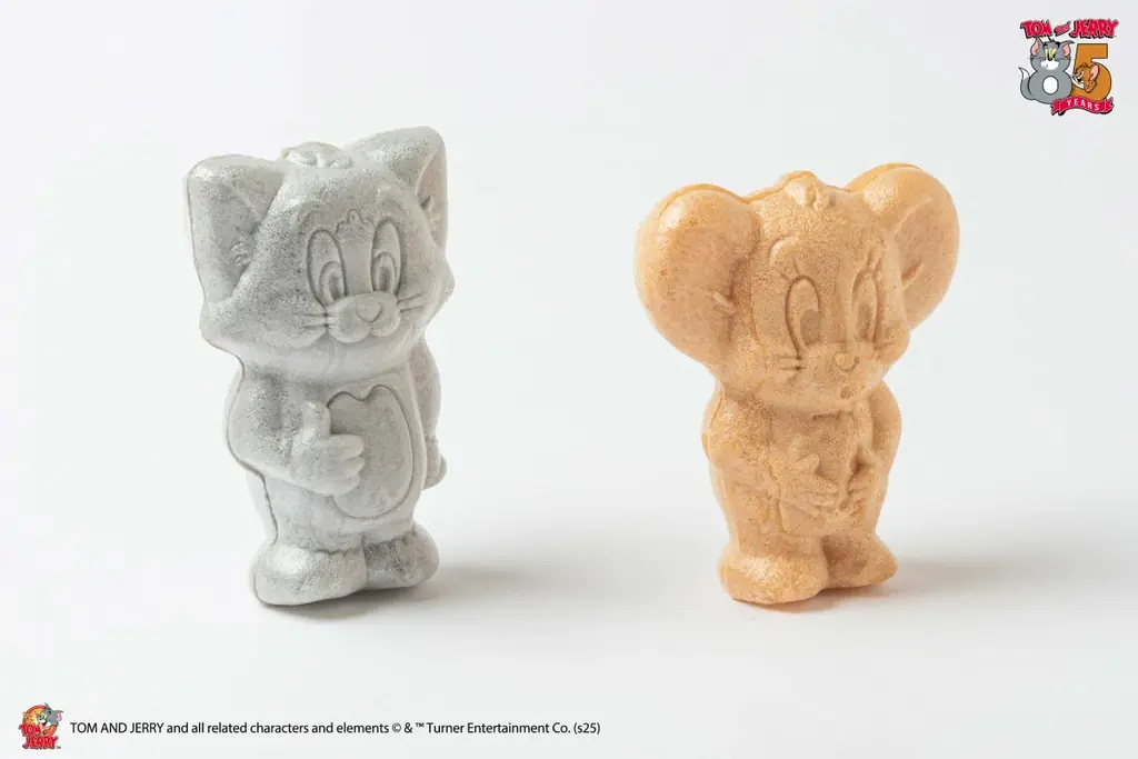 [トムとジェリー85周年記念] ミニソフビのようにデザインされた最中「トムとジェリー モナカ チョコレート＆チーズ味」の登場です 画像 5