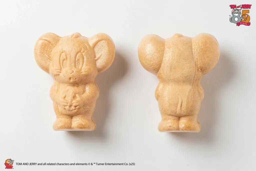 [トムとジェリー85周年記念] ミニソフビのようにデザインされた最中「トムとジェリー モナカ チョコレート＆チーズ味」の登場です 画像 8
