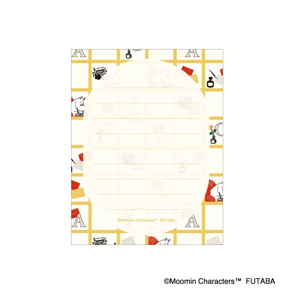 【新商品】手紙を綴るムーミンが愛らしい、限定アートを使用した『ムーミン限定アートグッズ』を郵便局限定で販売いたします 画像 12