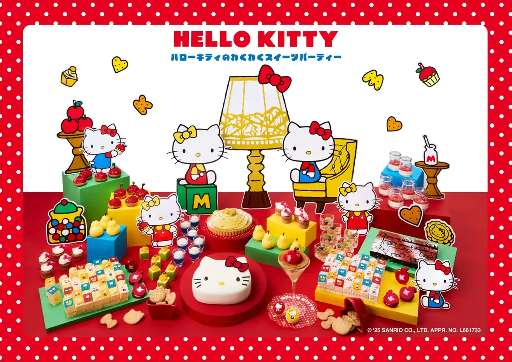 9月5日開始！京都で楽しむハローキティのスイーツビュッフェ