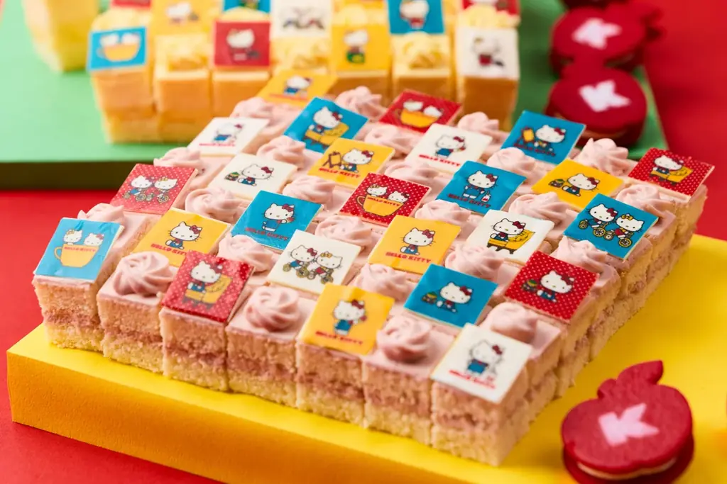 ハローキティと双子の妹ミミィが主役のスイーツビュッフェ　70年代風シリーズ　ハローキティのわくわくスイーツパーティー 画像 7