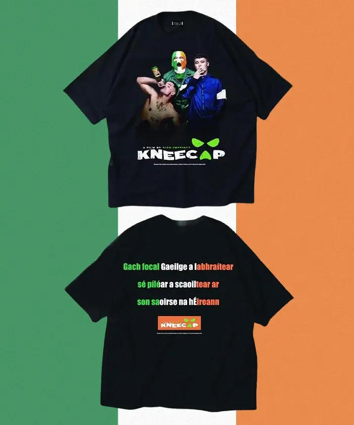 ＼世界各地の映画祭で絶賛／​ 映画公開を記念し​型破りなヒップホップ・トリオが権利のために闘う。映画「KNEECAP／ニーキャップ」×FREAK’S STORE 初のコラボレーションアイテムが登場！ 画像 3
