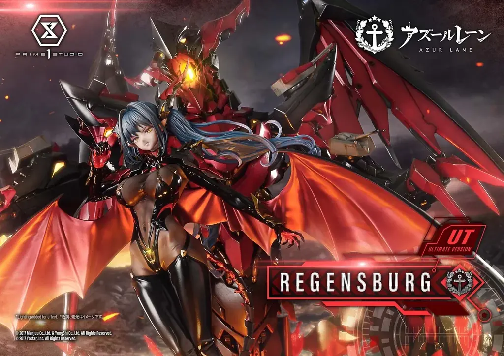 『アズールレーン』から、「レーゲンスブルク」の1/6スケールスタチューが登場 画像 1