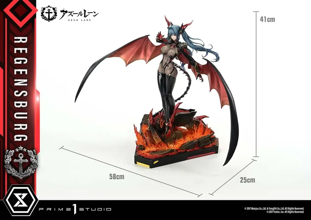 『アズールレーン』から、「レーゲンスブルク」の1/6スケールスタチューが登場 画像 16