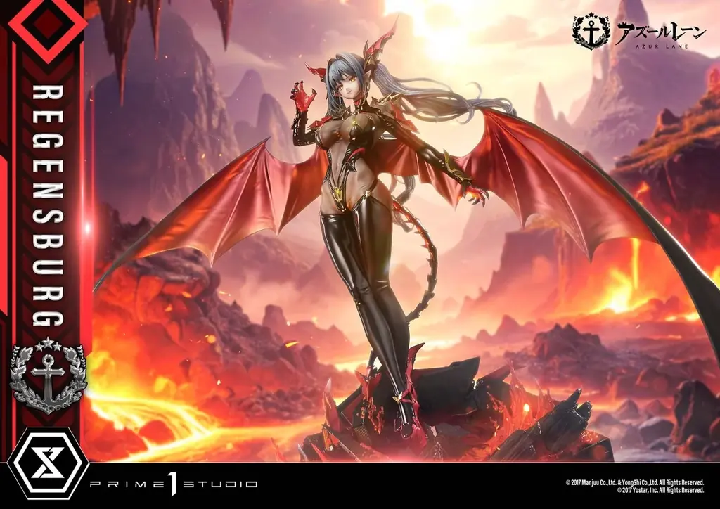 『アズールレーン』から、「レーゲンスブルク」の1/6スケールスタチューが登場 画像 3