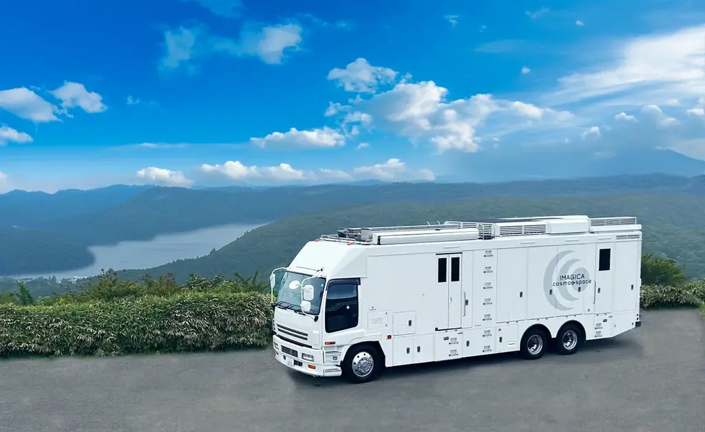 IMAGICAコスモスペースの新大型中継車CR-1が7月29日本格稼働開始