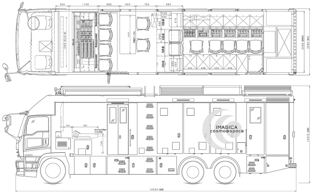 IMAGICAコスモスペース、 大型中継車「CR-1」が 本格稼働を開始 画像 2