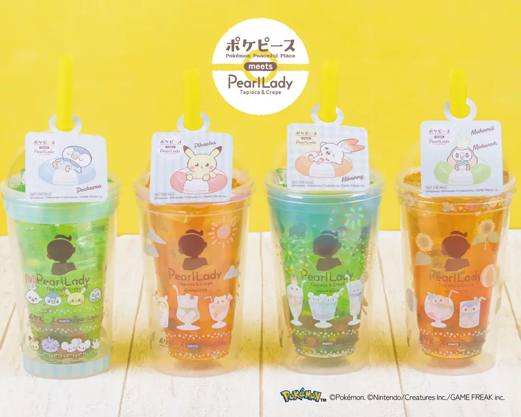 【パールレディ】ポケピースのなかまたちと過ごす、夏のごほうび時間！ポケピースデザインのカップでカラフルなソーダを楽しもう！ 画像 6
