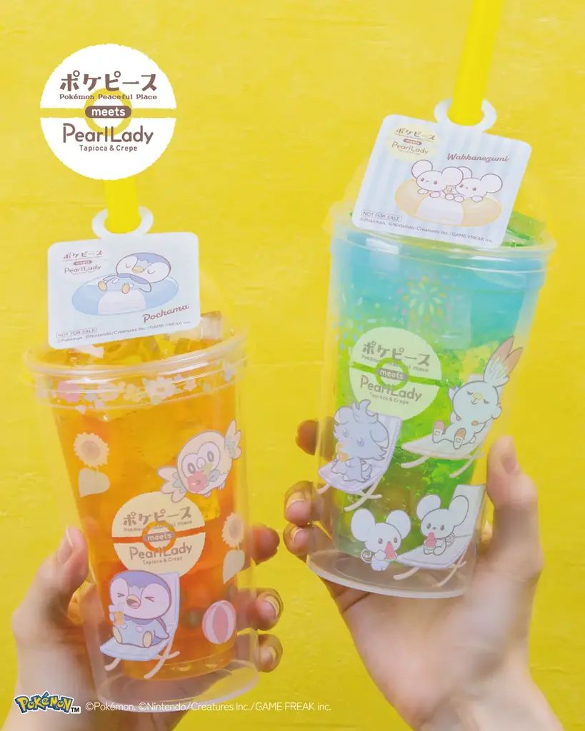 【パールレディ】ポケピースのなかまたちと過ごす、夏のごほうび時間！ポケピースデザインのカップでカラフルなソーダを楽しもう！ 画像 7