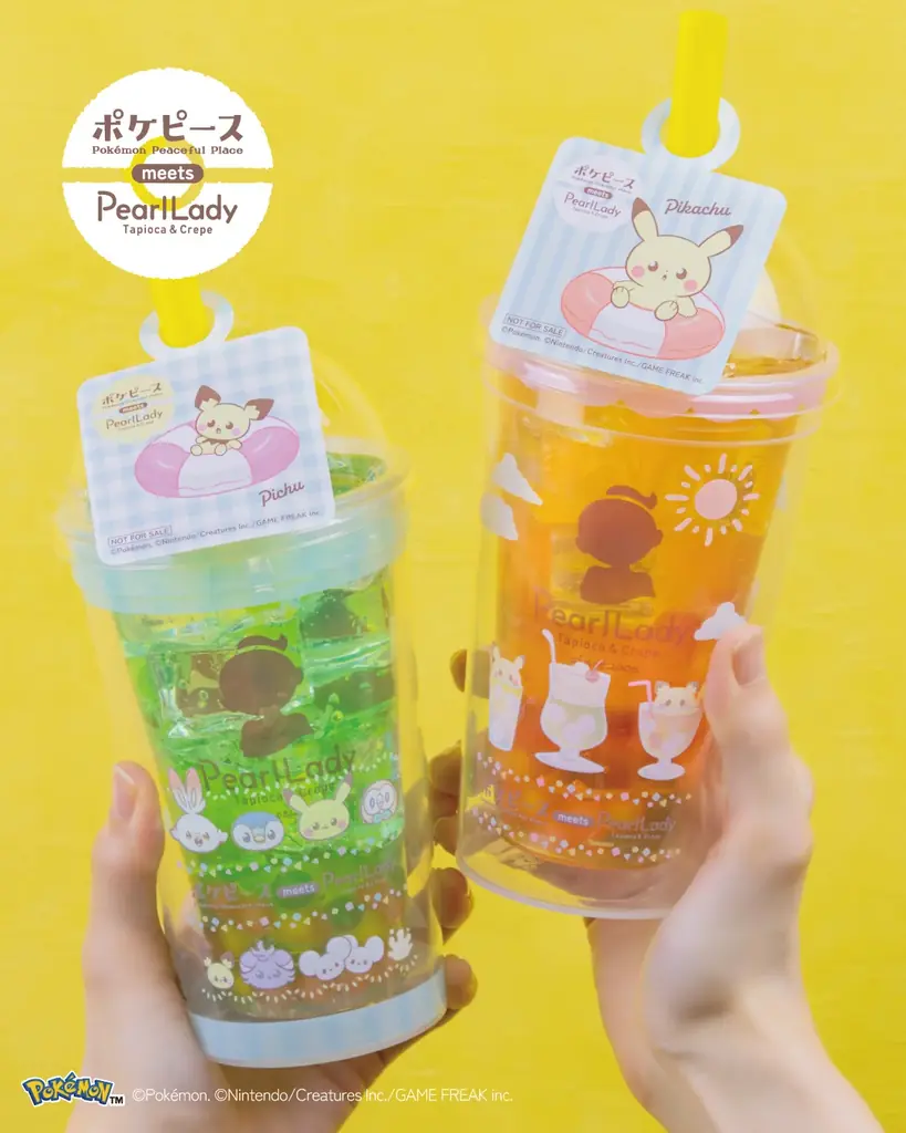 【パールレディ】ポケピースのなかまたちと過ごす、夏のごほうび時間！ポケピースデザインのカップでカラフルなソーダを楽しもう！ 画像 8