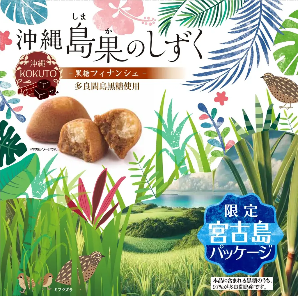 エーデルワイス沖縄【宮古島限定パッケージ】沖縄 島果のしずく 黒糖フィナンシェ 画像 4