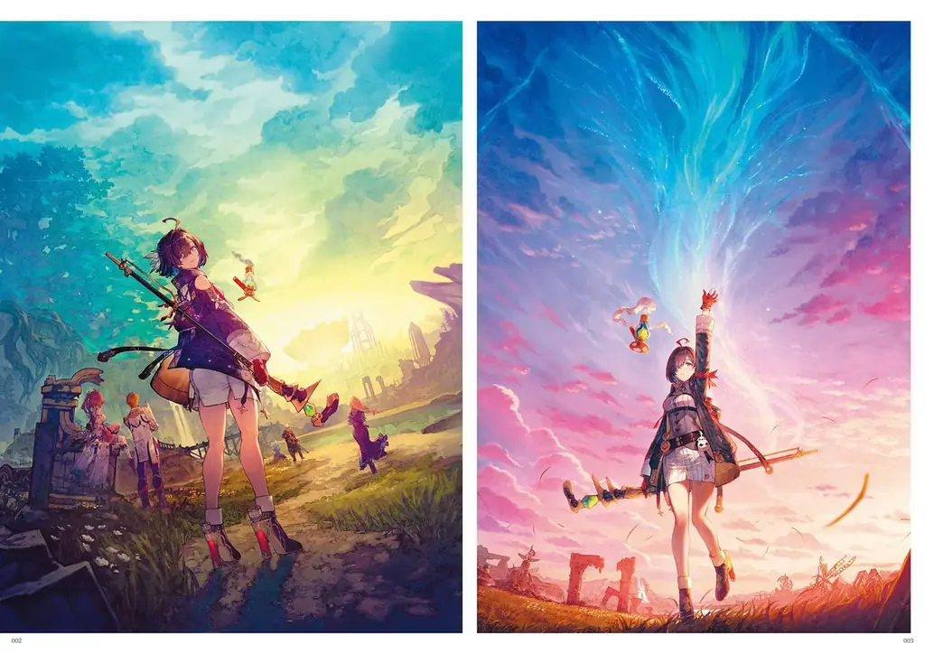 『ユミアのアトリエ』の公式ビジュアルコレクションが本日7月30日に発売! 制作過程を垣間見られるラフスケッチ、インタビューなど盛りだくさんの一冊 画像 2
