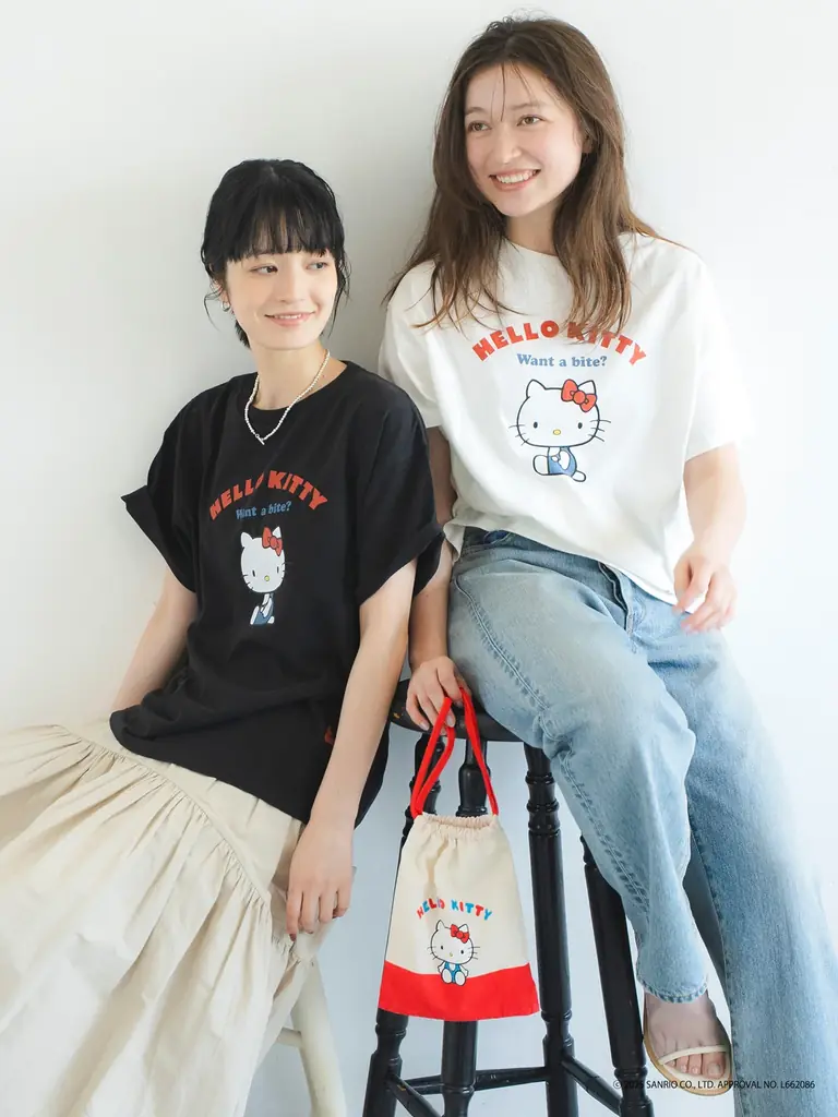 「Ungrid(アングリッド)」ハローキティのレトロ可愛いコラボレーションアイテムが7月31日(木)に2型発売 画像 3