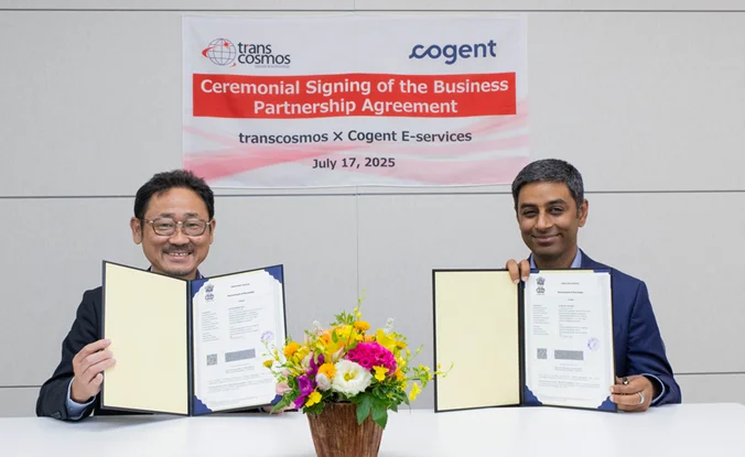 2025年7月30日発表：トランスコスモスとCogentがインド市場で戦略的提携