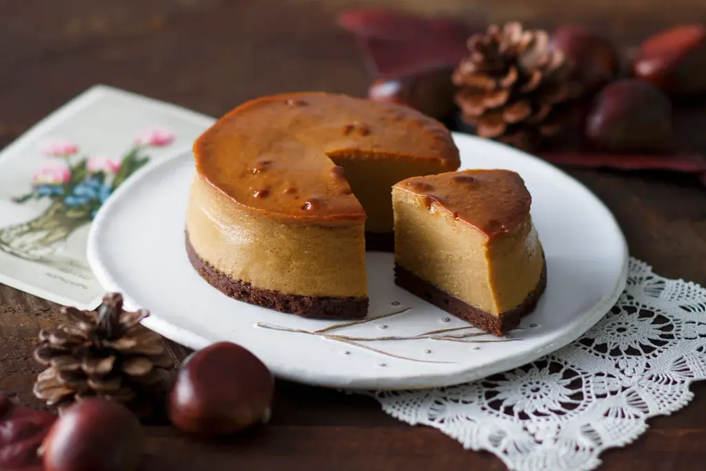 栗のチーズケーキ発売