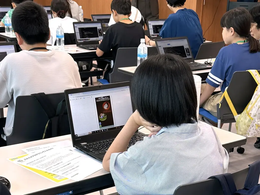 【開催報告】セガのゲーム「ぷよぷよ」とオタフクソースが初コラボイベント!「ソース×ソースコードを学ぶ!プログラミング&お好み焼教室」開催 画像 4
