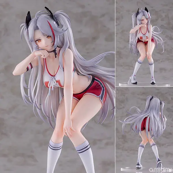 『アズールレーン』より、「プリンツ・オイゲン ブリリアントタッチダウン Ver.」がフィギュアで登場。あみあみにて予約受付中。 画像 2