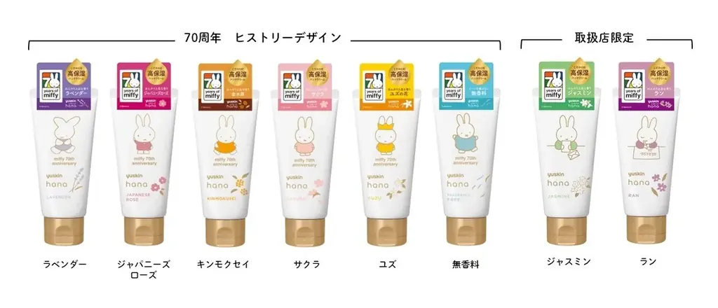 「ユースキンhana ハンドクリーム　ミッフィーデザイン」数量限定発売 画像 4