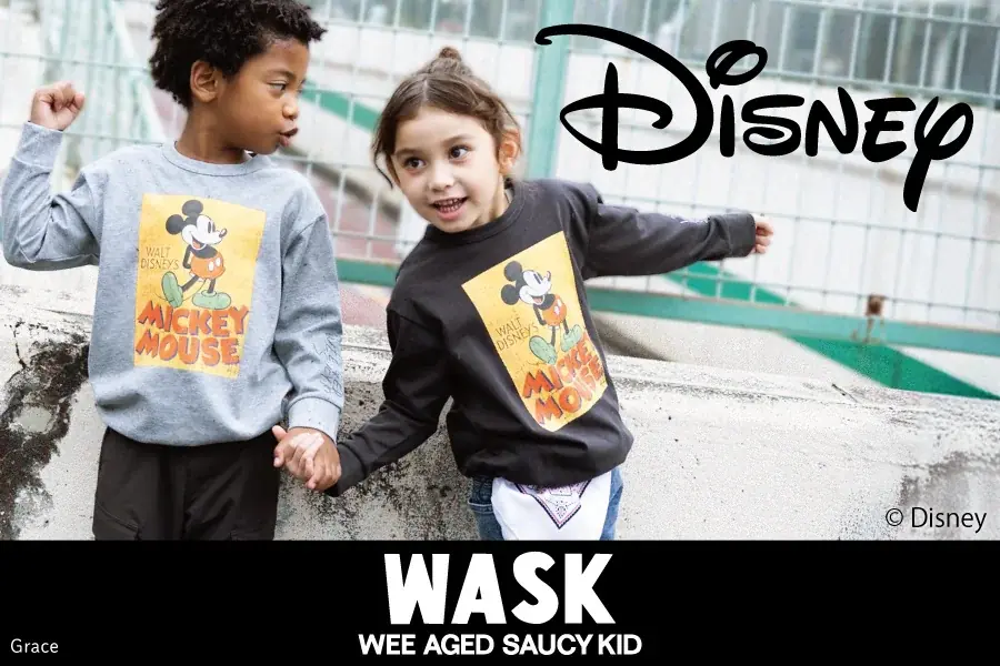 子供服ブランド「WASK(ワスク、株式会社べべ)」より、「ミッキーマウス」コレクションが新登場‼ 画像 1