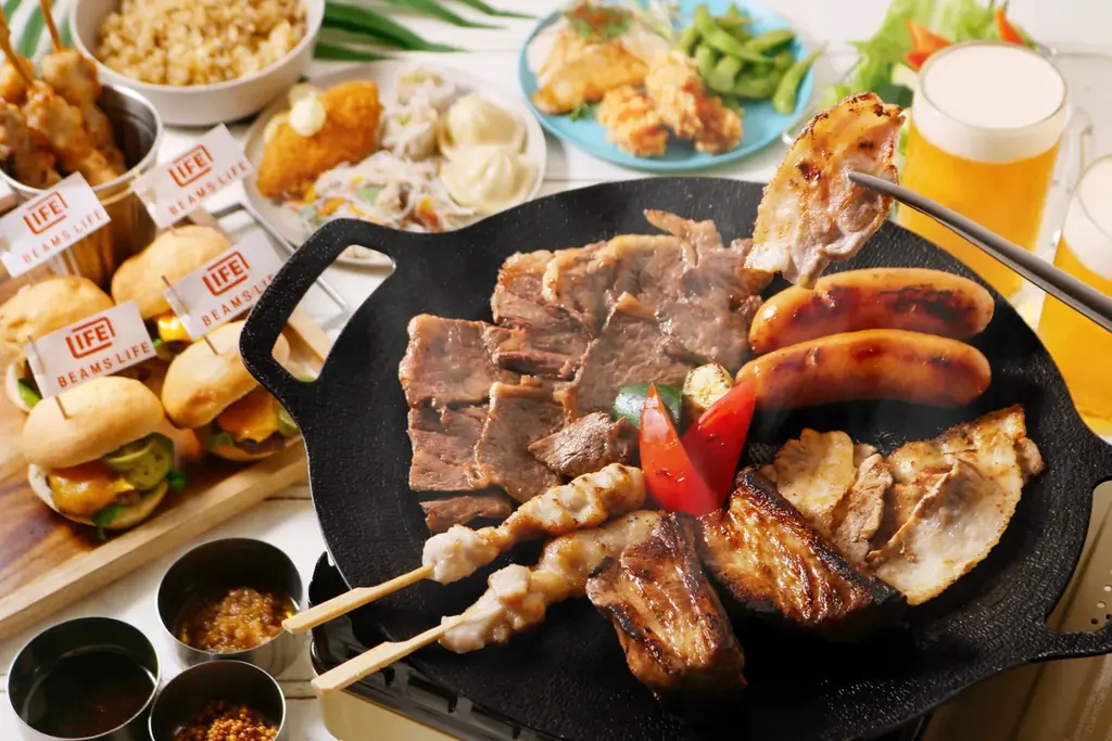 【横浜モアーズ屋上】モアーズBBQビアガーデンにて、『ビームス ライフ 横浜』との期間限定コラボプランを8/8（金）よりスタート！ 画像 3