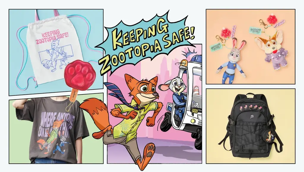 『ズートピア』のジュディやニックを“コミック風”アートに！ポップな新コレクション「ZOOTOPIA COMIC STYLE」をディズニーストアで8月8日（金）より順次発売 画像 1