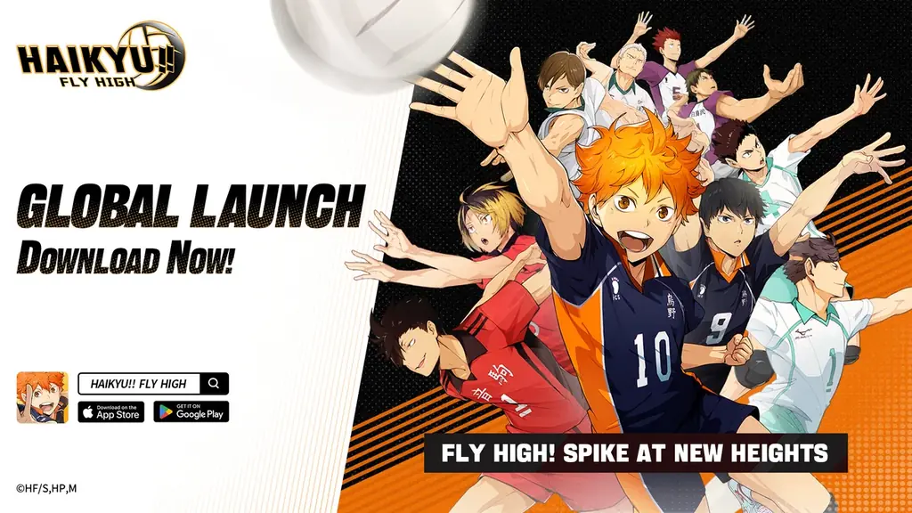 アニメ『ハイキュー!!』のスマホゲーム『ハイキュー!!FLY HIGH』のグローバル版『HAIKYU!! FLY HIGH』が配信開始 画像 1
