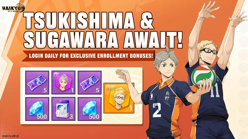 アニメ『ハイキュー!!』のスマホゲーム『ハイキュー!!FLY HIGH』のグローバル版『HAIKYU!! FLY HIGH』が配信開始 画像 2