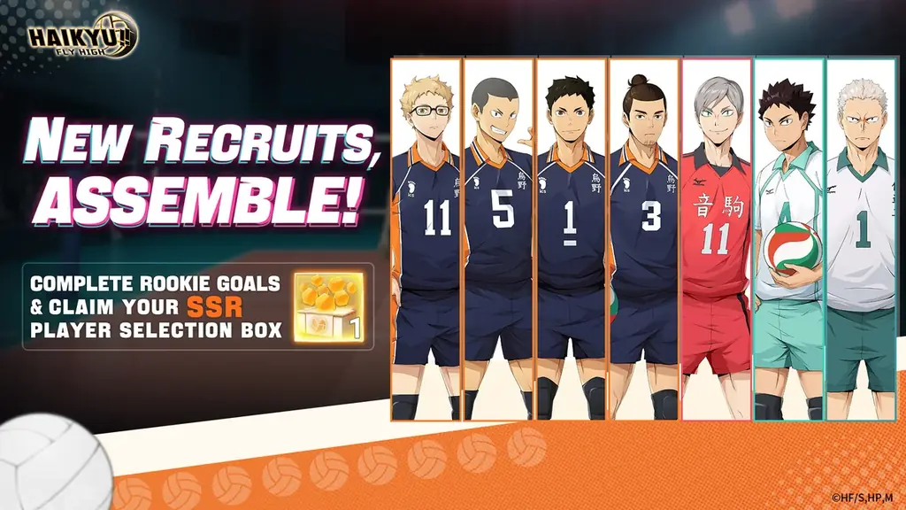 アニメ『ハイキュー!!』のスマホゲーム『ハイキュー!!FLY HIGH』のグローバル版『HAIKYU!! FLY HIGH』が配信開始 画像 3
