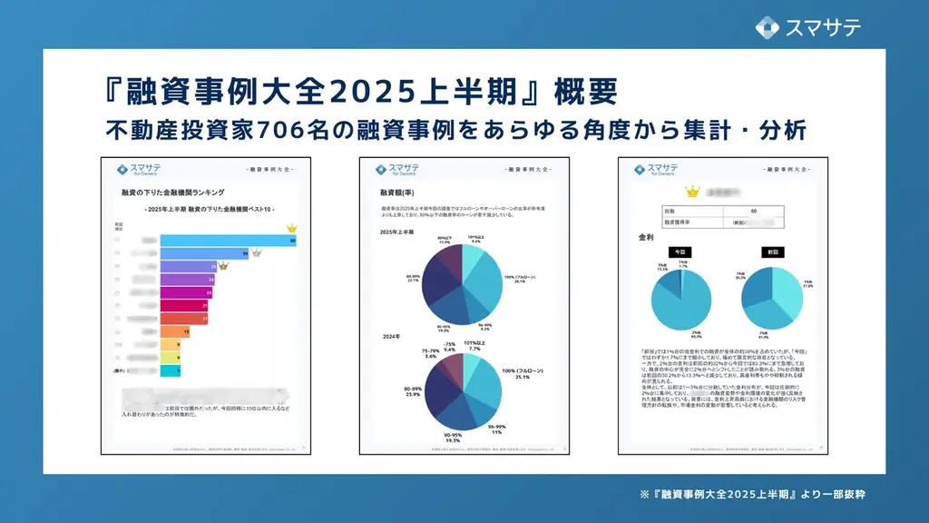 【最新版】706名の不動産投資融資実例を大公開「融資事例大全2025上半期」を投資家・法人向けに無料配布を開始 画像 2