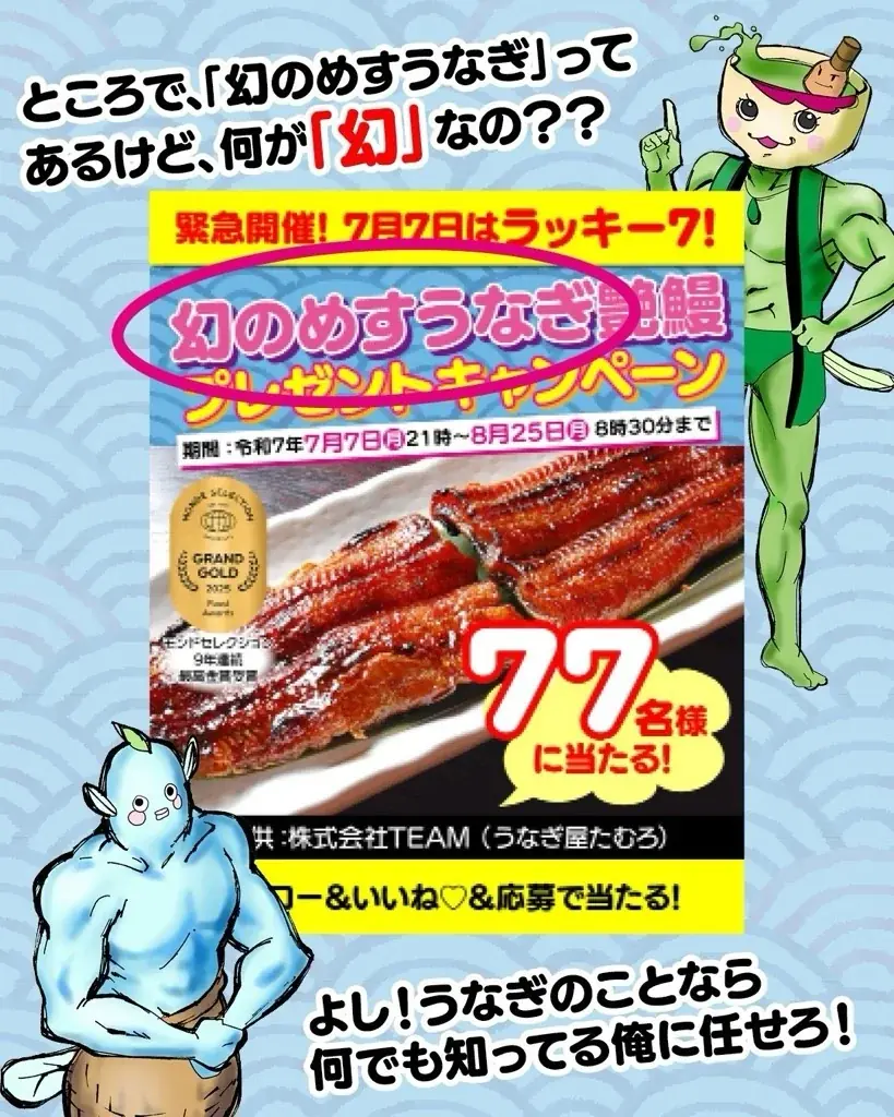 「幻のめすうなぎ艶鰻-えんまん-」77名様プレゼントキャンペーン開催中!(愛知県西尾市ふるさと納税) 画像 2