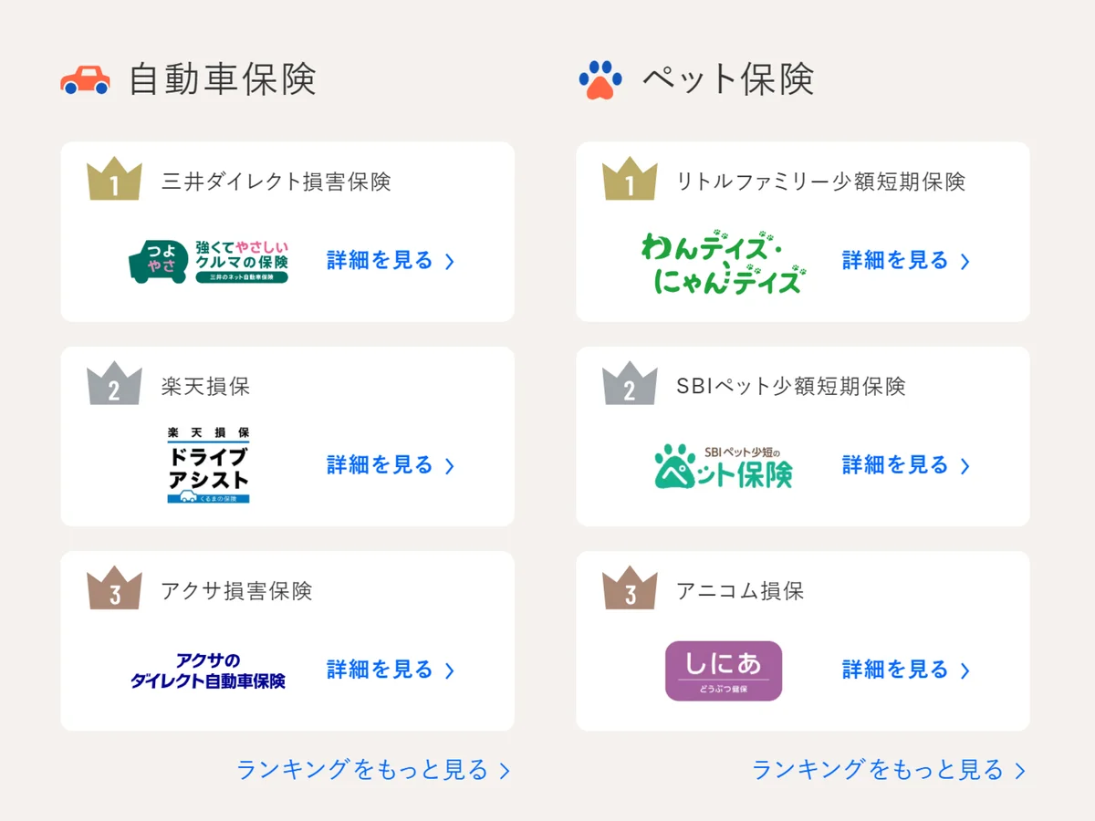 2025年8月版人気の保険ランキングを発表しました!| 保険の一括比較・見積もりサイト「コのほけん!」 画像 4