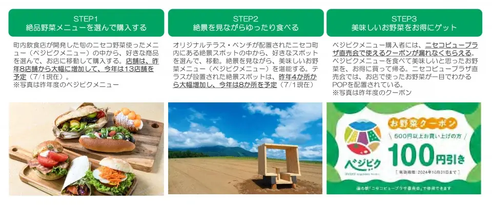 ニセコ町の特産であるお野菜と景観を満喫するピクニック体験 “NISEKO Vegetable Picnic” がパワーアップして今年も開催します 画像 2