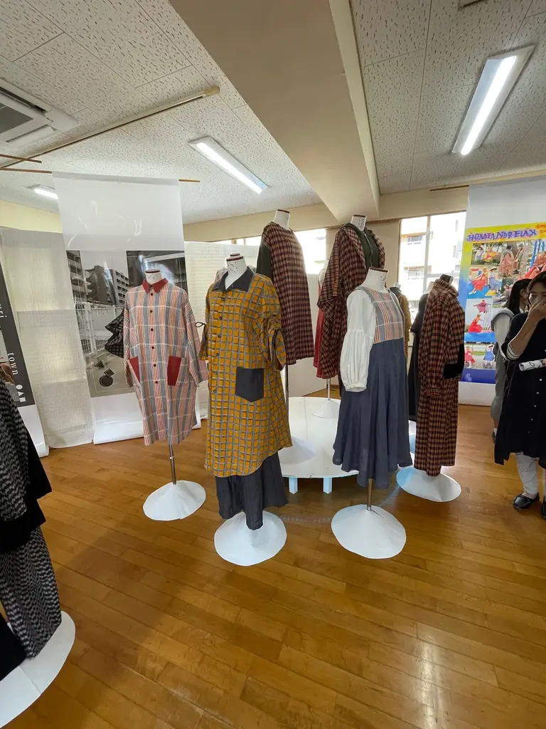 初開催! 紡ぐ ― 縁(YUÁN)香蘭ファッションデザイン専門学校 学生による 久留米絣アーカイブ展 画像 3