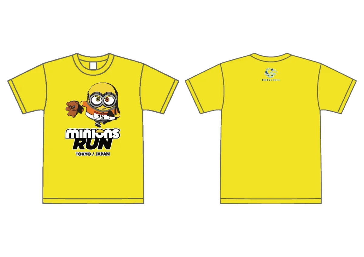 【MINIONS RUN 2025 × 株式会社chikyubito】ミニオンズとのコラボTシャツを【限定1万枚】オリジナルTシャツ付きチケットとして販売中！ 画像 2