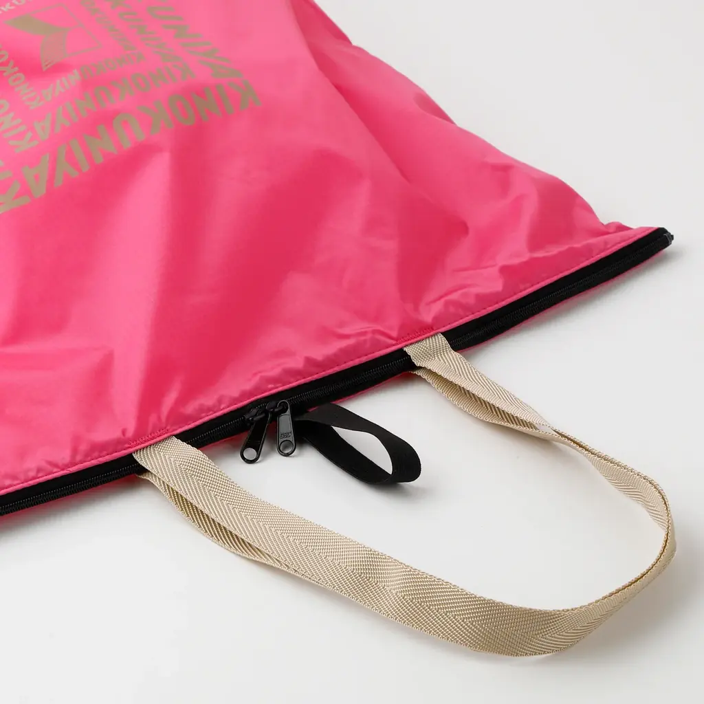 【紀ノ国屋】 数量限定！ロングセラーのニューポケッタブルバッグと同じ素材を使用した「ジップアップポケッタブルバッグ」が新登場 画像 3