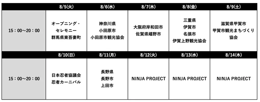 2025年8月開催・日本忍者フェスティバルで伝統文化と平和を発信