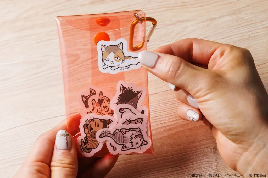 アニメ「ハイキュー!!」のアニマルモチーフを日常にプラス！布やプラスチック、ビニール、金属にも貼れる「ハイキュー!! なんでも貼れる アニマルモチーフステッカー」 画像 10