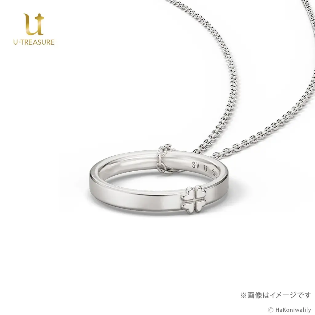 ふたりの指のサイズでリングを作成。【ハコニワリリィ】リングネックレス。刻印やモチーフ、イメージカラーを表現し天然石をあしらった彼女とのつながりを感じられるデザイン 画像 14