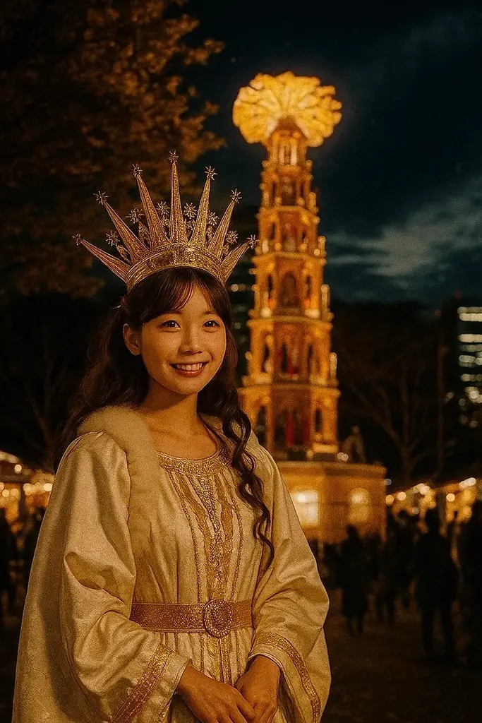 世界初！東京に“2基の巨大クリスマスピラミッド”同時出現神宮外苑と芝公園で楽しむWクリスマスマーケット 画像 3