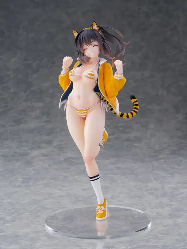 大人気イラストレーターけけもつ氏のオリジナルキャラクター『トラ娘のちょび美』が立体化。あみあみ限定でご案内中。 画像 10