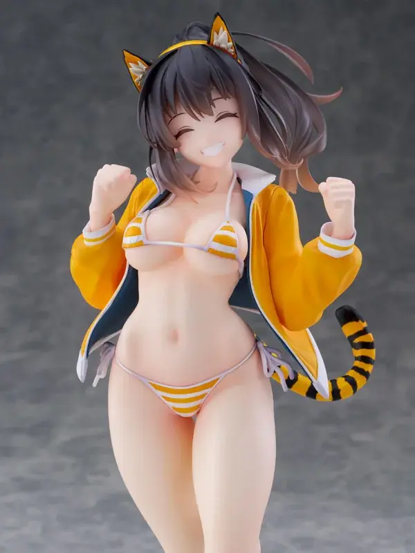 大人気イラストレーターけけもつ氏のオリジナルキャラクター『トラ娘のちょび美』が立体化。あみあみ限定でご案内中。 画像 11