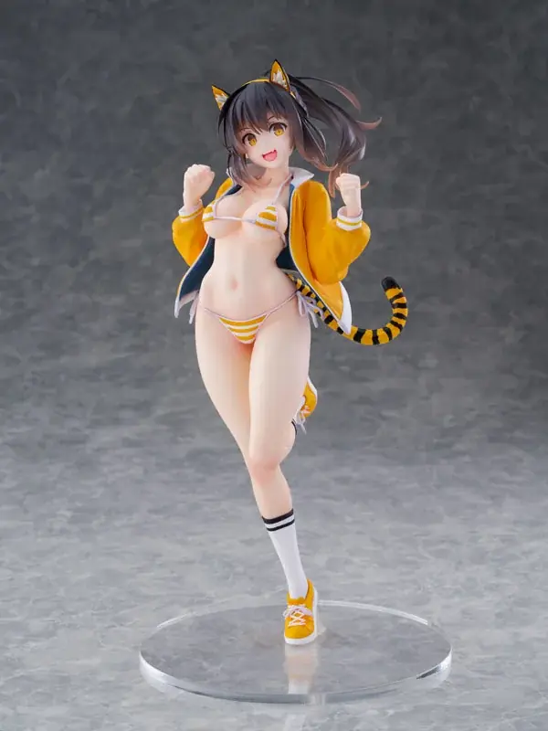 大人気イラストレーターけけもつ氏のオリジナルキャラクター『トラ娘のちょび美』が立体化。あみあみ限定でご案内中。 画像 3