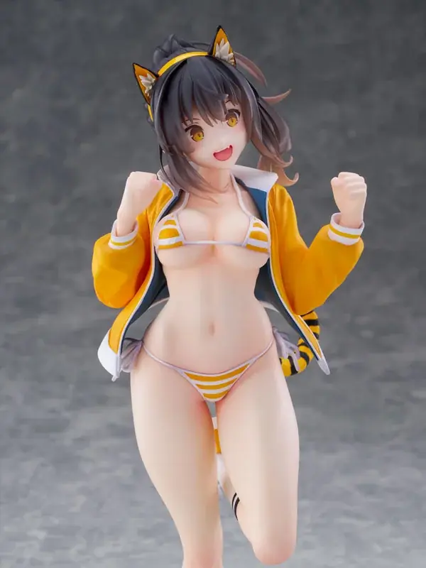大人気イラストレーターけけもつ氏のオリジナルキャラクター『トラ娘のちょび美』が立体化。あみあみ限定でご案内中。 画像 7