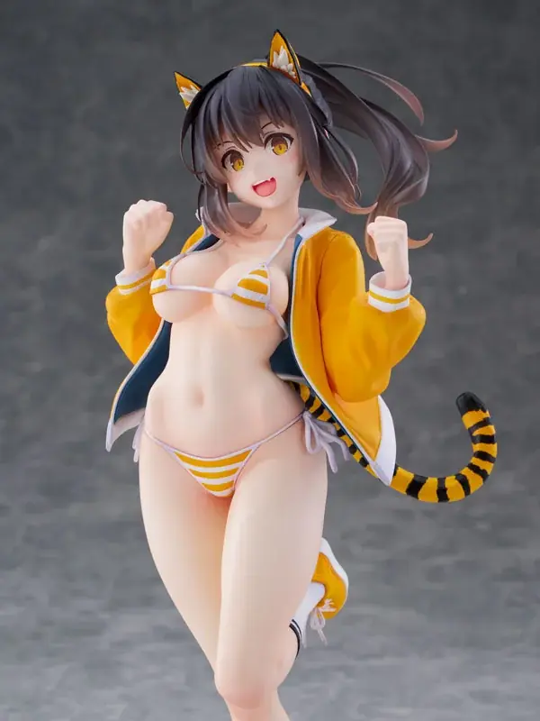 大人気イラストレーターけけもつ氏のオリジナルキャラクター『トラ娘のちょび美』が立体化。あみあみ限定でご案内中。 画像 8