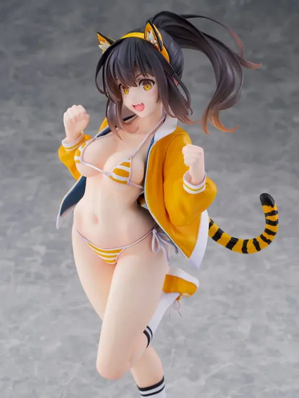 大人気イラストレーターけけもつ氏のオリジナルキャラクター『トラ娘のちょび美』が立体化。あみあみ限定でご案内中。 画像 9