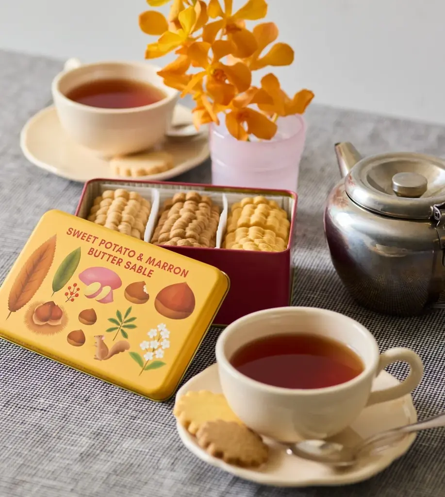 【Afternoon Tea】スコーン着想の新作焼き菓子「スコーンケーキ」やクッキー缶入り「芋栗バターサブレ」など、秋の紅茶&お菓子を発売 画像 3