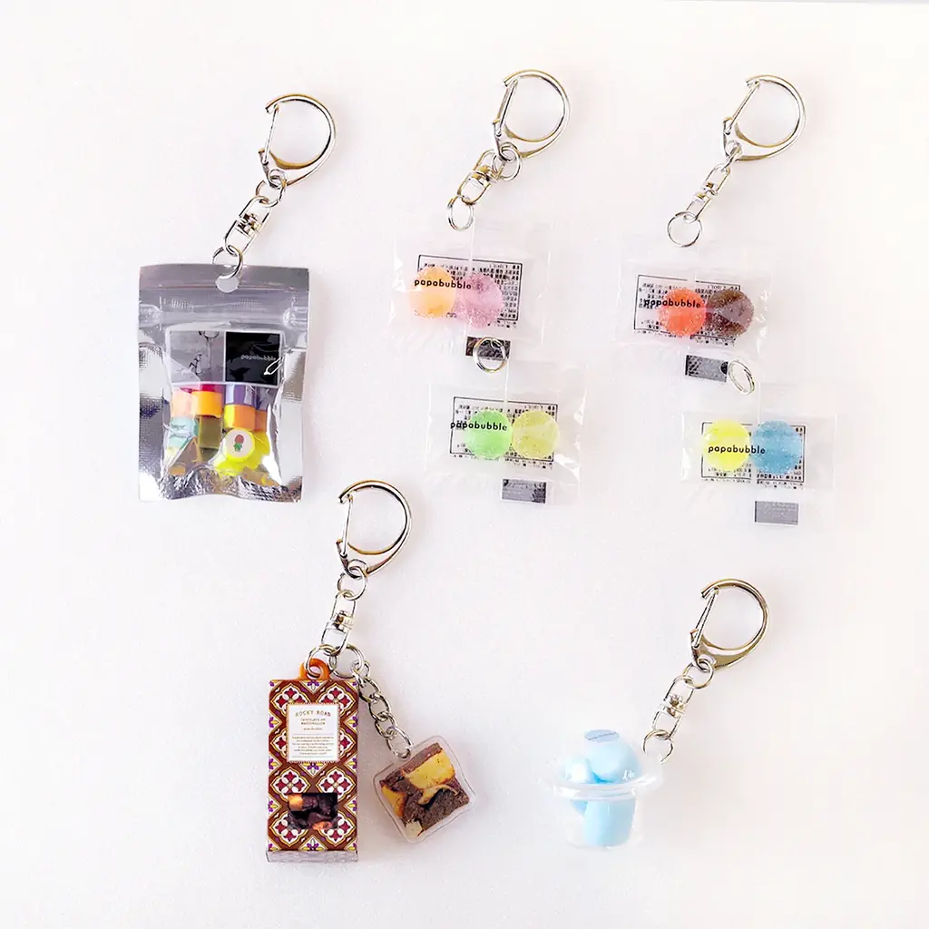まるで本物?!全5種のかわいすぎるお菓子たちがマスコットチャームになって登場 PAPABUBBLEのカプセルトイシリーズ 8月6日より発売 画像 3